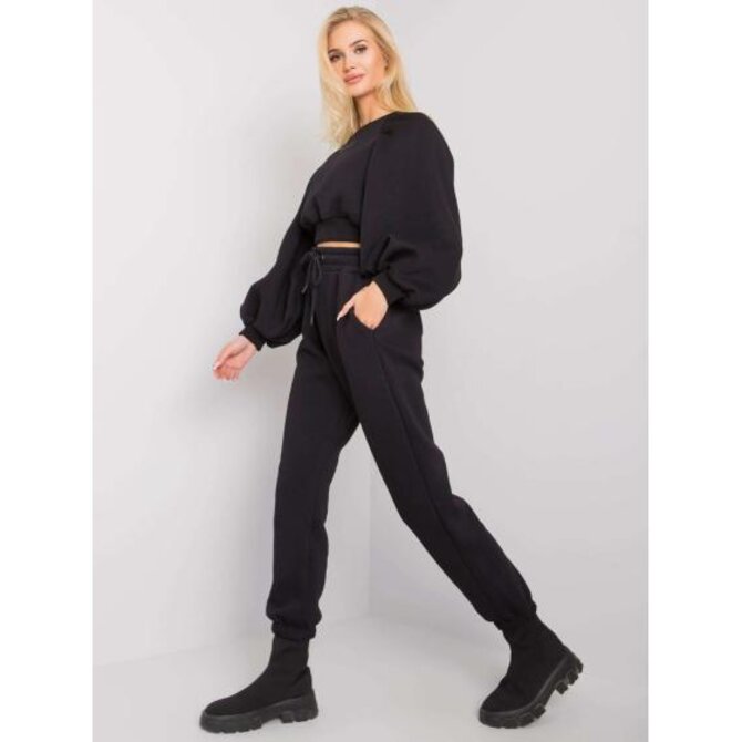 Dámský komplet Constanca RUE PARIS černý Černá, L/XL