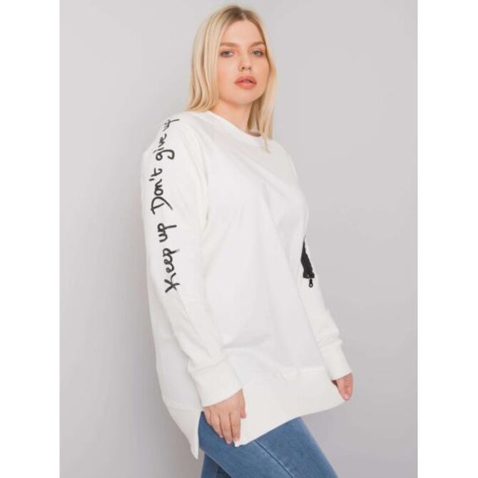 Dámská tunika plus size PARMA ecru Ecru, Univerzální