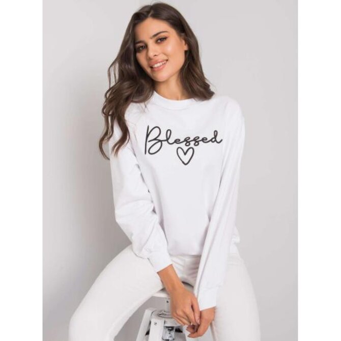 Dámská mikina s nápisem Ercolano RUE PARIS bílá Bílá, L/XL
