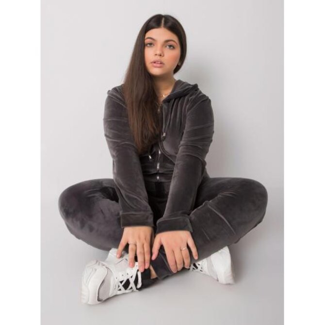 Dámský set plus size MICHELL tmavě šedý Tmavě šedá, 3XL
