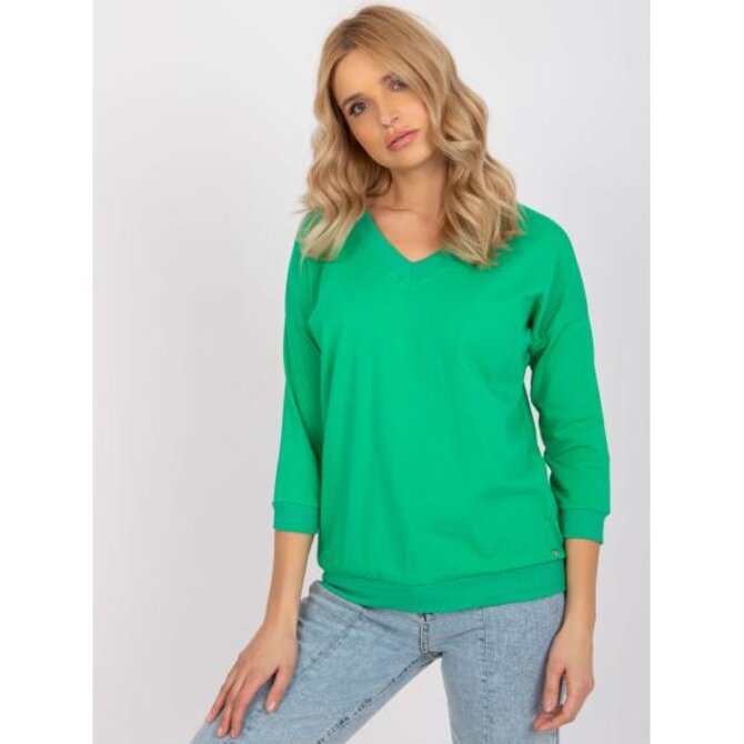 Dámská halenka OLIVE tmavě zelená Tmavě zelená, S/M