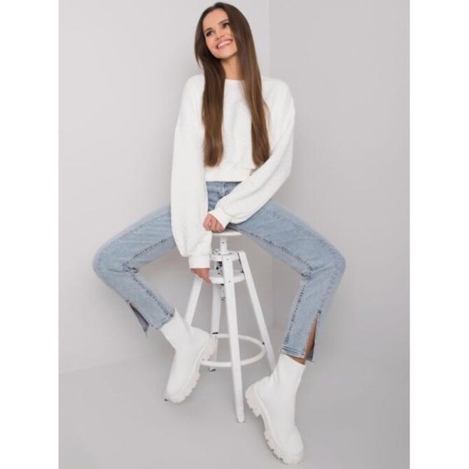 Dámská mikina prošívaná CRYSTAL ecru Ecru, L/XL