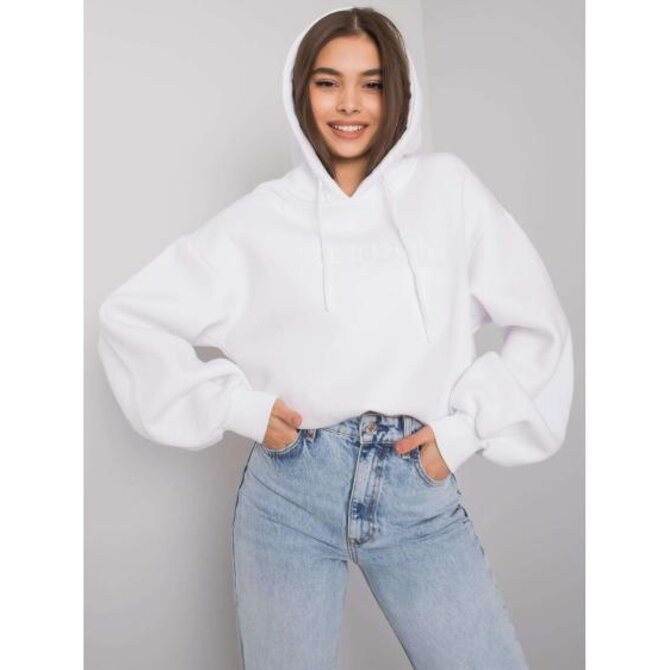 Dámská mikina Carris RUE PARIS s kapucí bílá Bílá, L/XL