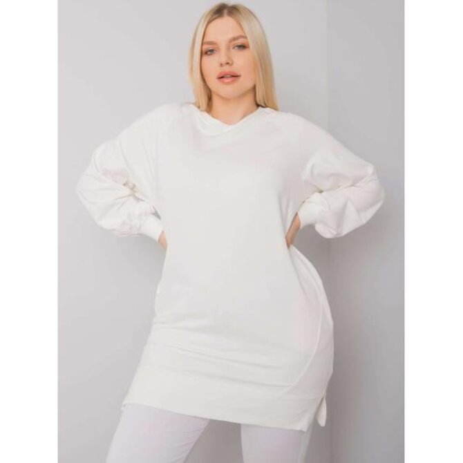 Dámská halenka plus size TOLEDO ecru Ecru, Univerzální