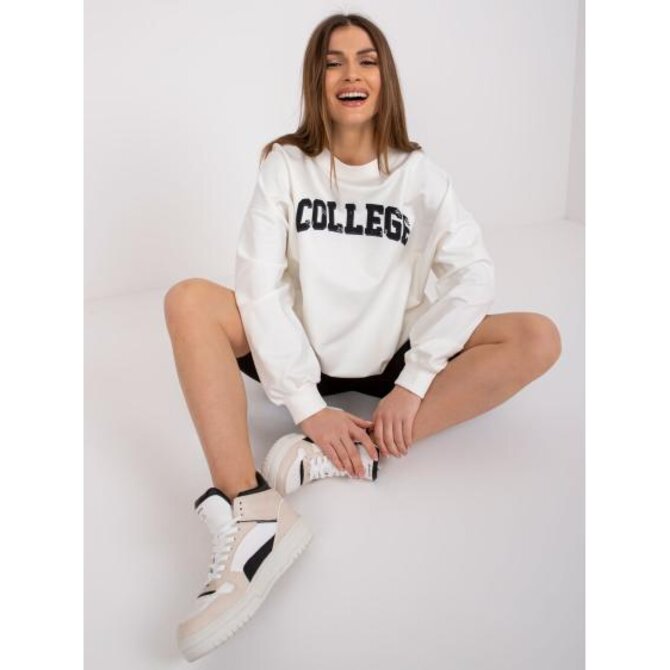Dámská mikina bavlněná JESSICA bílá Bílá, Univerzální