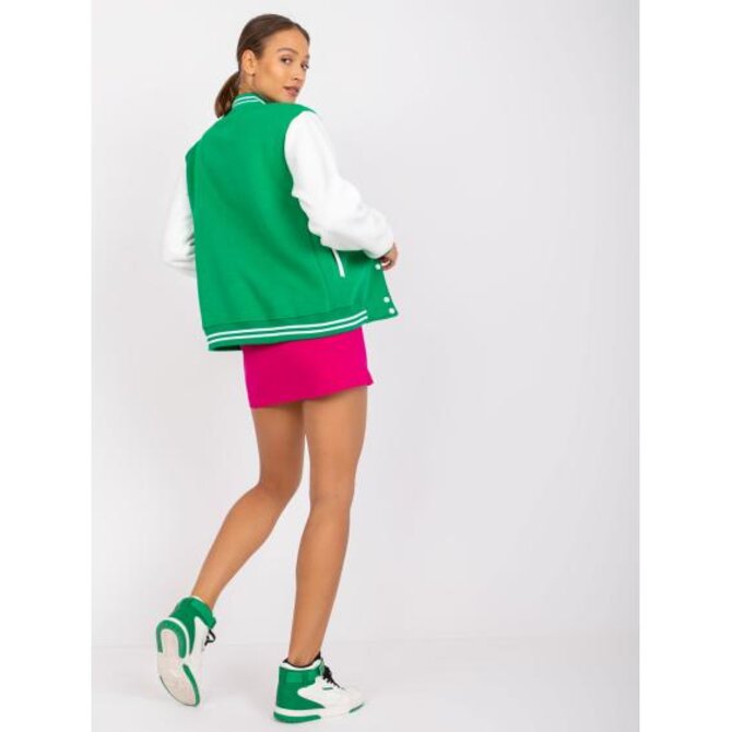 Dámská bunda bomber s výšivkou PALMA zelená Zelená, L/XL