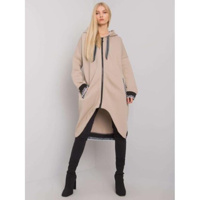 Dámská mikina s kapucí MAYAR béžová Béžová, L/XL
