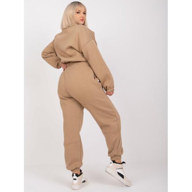 Dámská souprava plus size MALEAH béžová Vícebarevný, L