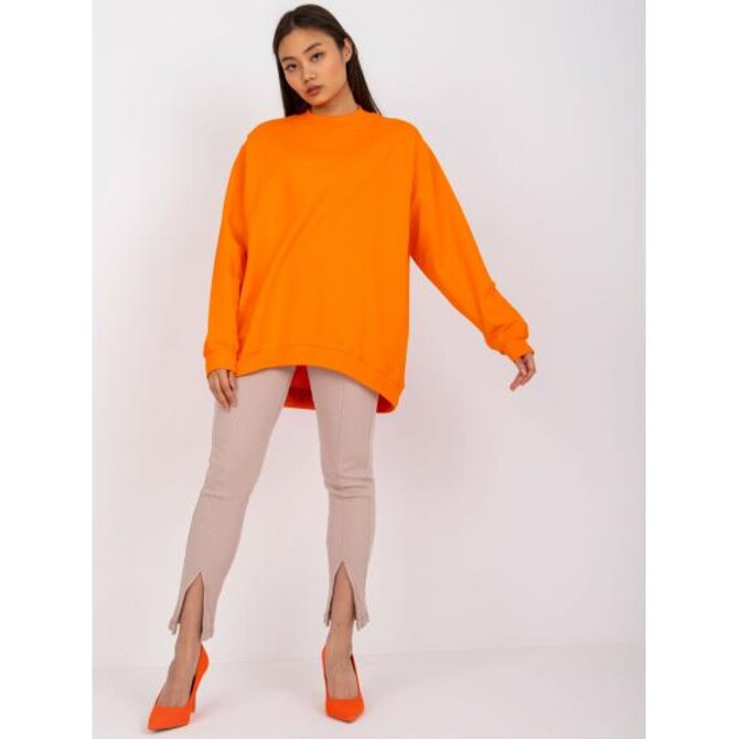 Dámská mikina basic TWIST oranžová Oranžová, S/M