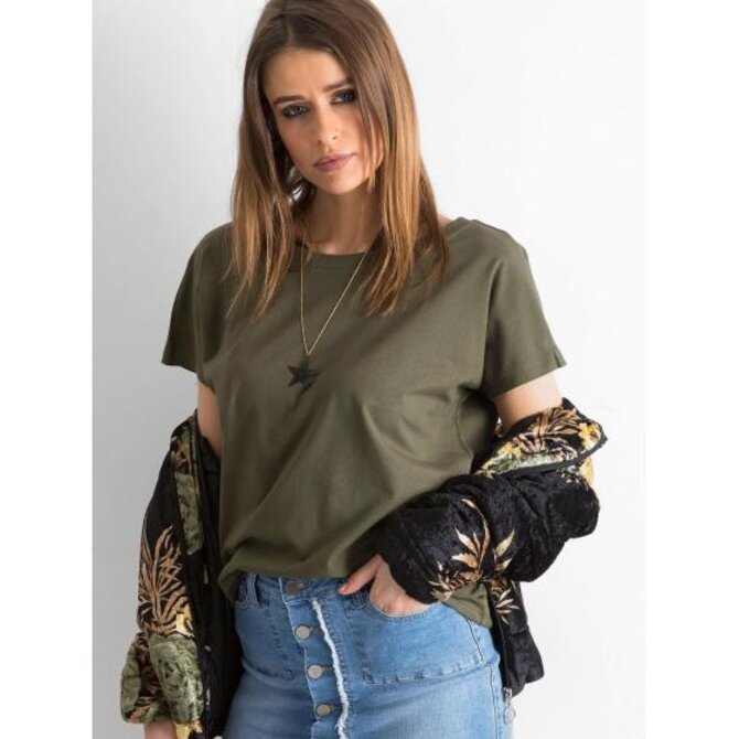 Dámské tričko FIRE khaki Khaki, XS