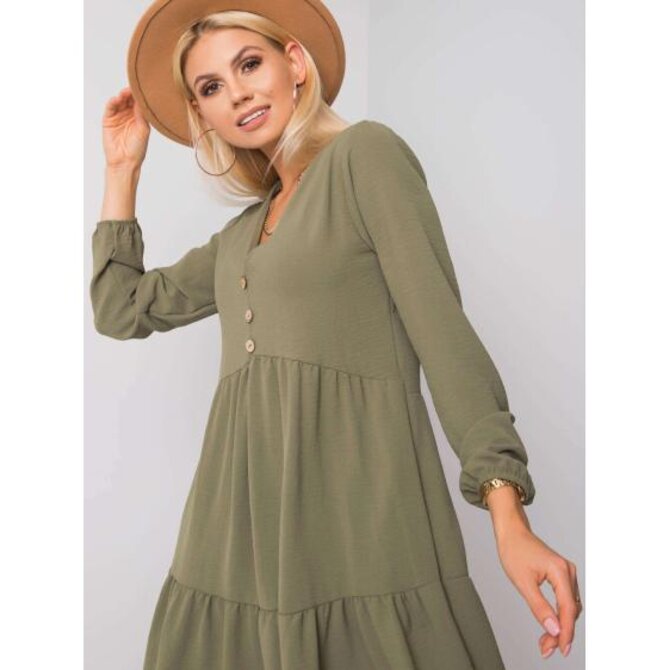 Dámské šaty Caroll SUBLEVEL khaki Khaki, M/L