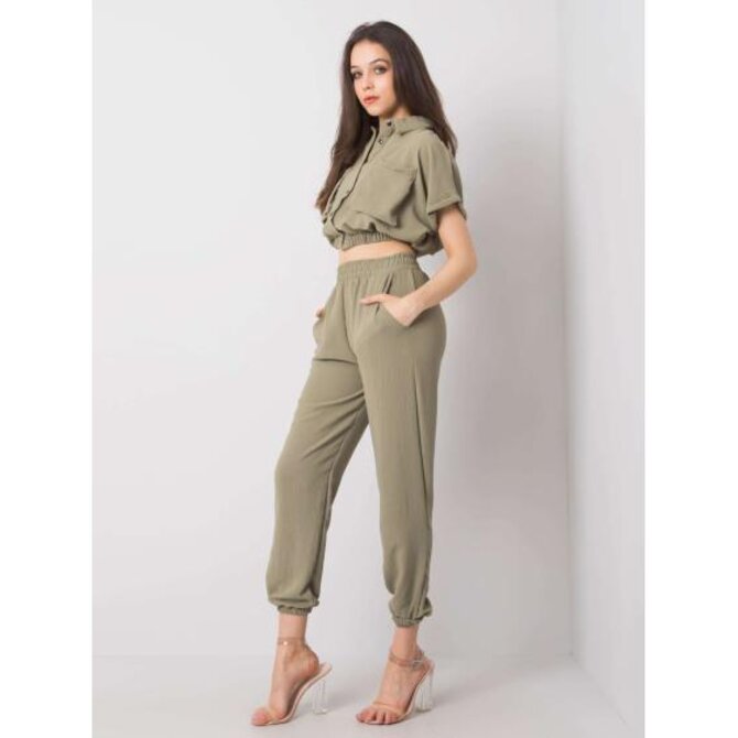 Dámská souprava Janis RUE PARIS khaki Khaki, XL