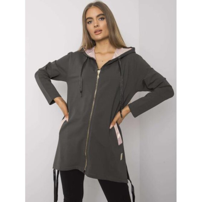 Dámská mikina NARISSA tmavě khaki Khaki, S/M