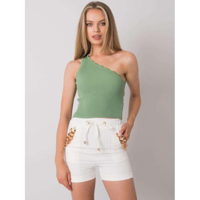 Dámský top na jedno rameno HAISLEY khaki Khaki, Univerzální
