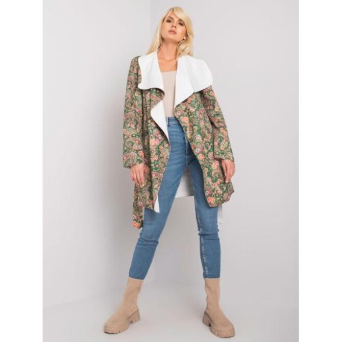 Dámský kabát AGGIE khaki Khaki, Univerzální