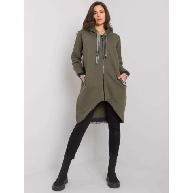 Dámská mikina bez kapuce MAYAR khaki Khaki, L/XL