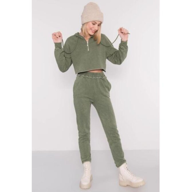 Dámské tepláky BSL khaki Khaki, XS