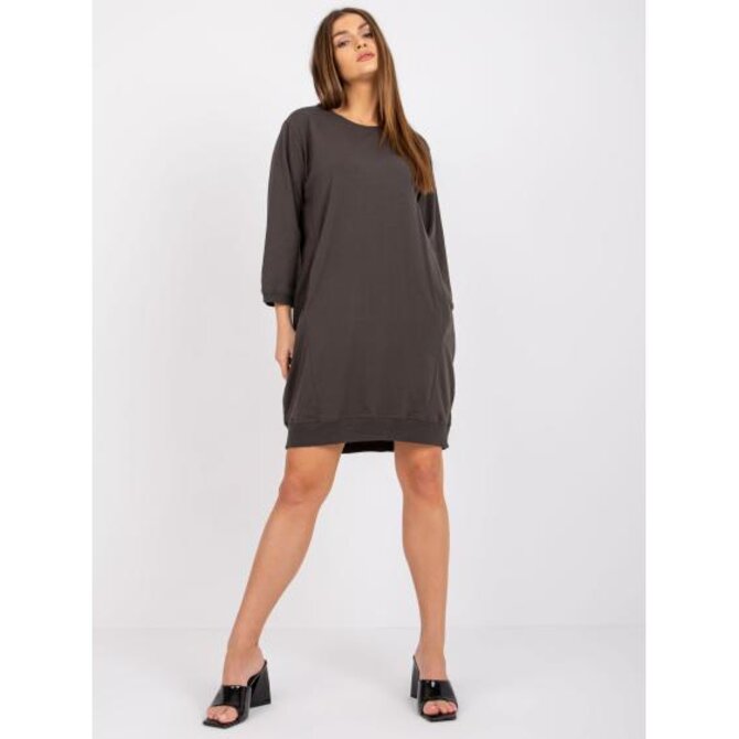 Dámské šaty SALOU khaki Khaki, S/M