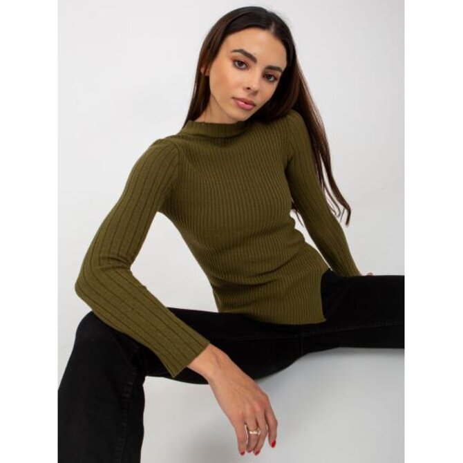 Dámský svetr ERIKA khaki Khaki, Univerzální