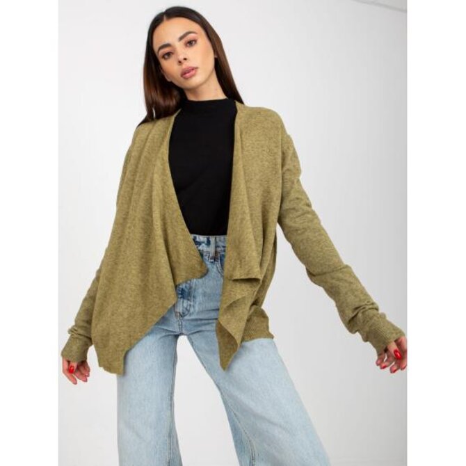 Dámský svetr LEONA khaki Khaki, Univerzální