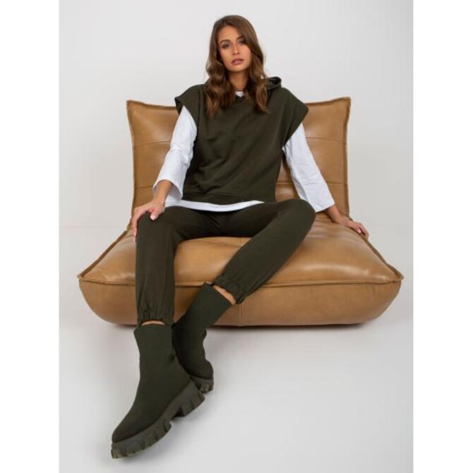 Dámská souprava s kalhotami TERRI khaki Khaki, Univerzální