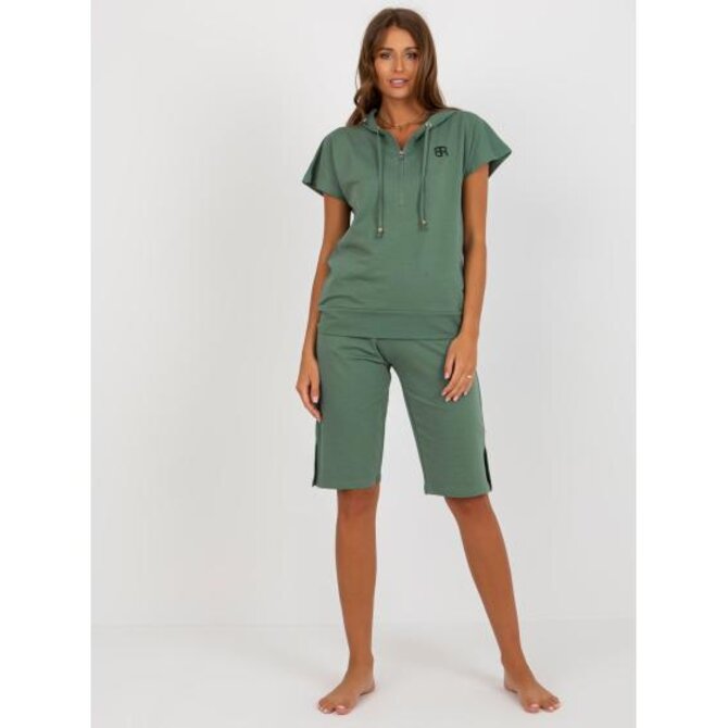 Dámské pyžamo s krátkými rukávy VIMA khaki Khaki, L