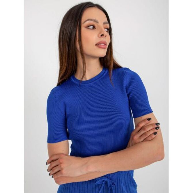 Dámská halenka ve fitted střihu REE kobaltově modrá Modrá, Univerzální
