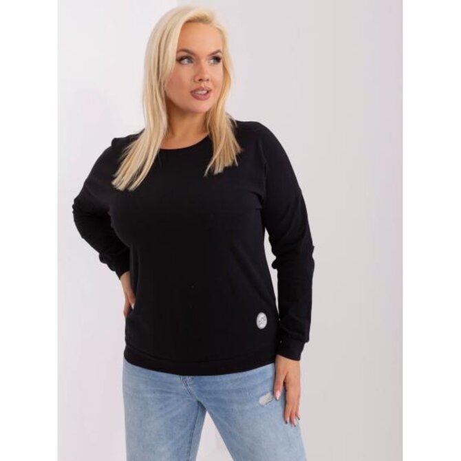 Dámská halenka plus size DAX černá Černá, Univerzální
