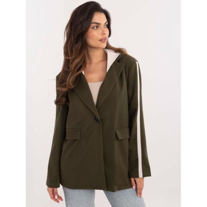 Khaki sportovní bunda s kapucí Khaki, Univerzální