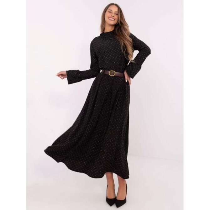 Černá elegantní sukně s aplikacemi Černá, Univerzální