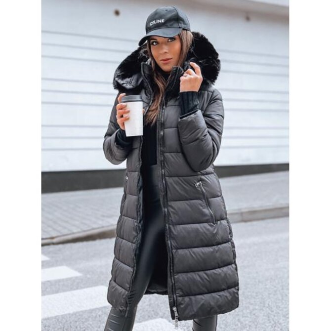 Dámská prošívaná zimní bunda SNOWSCAPE černá Černá, S