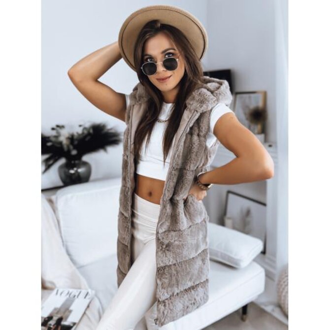 Dámská vesta ASHTON khaki Khaki, XXL