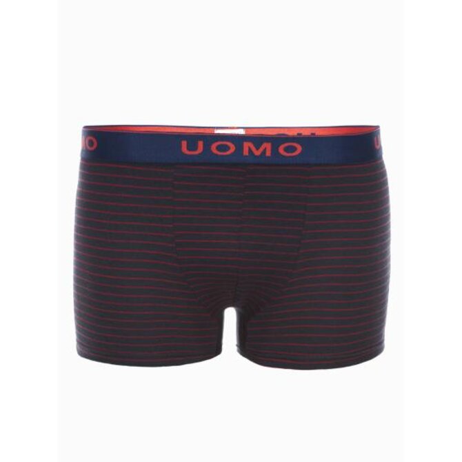 Pánské boxerky U382 červené Červená, 3XL
