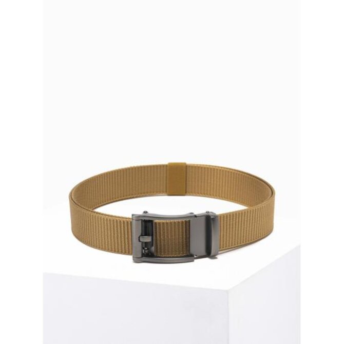 Pánský pásek A829 beige Béžová, Univerzální, Univerzální cm