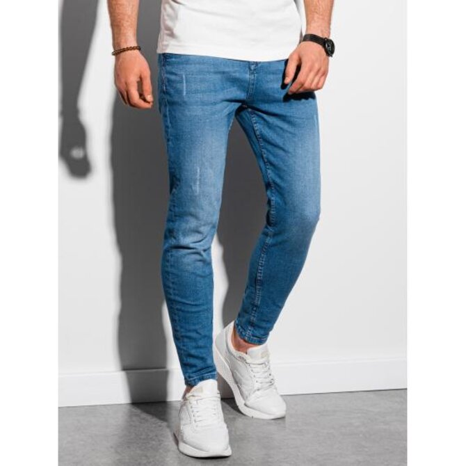 Pánské džíny světle modré P937 Modrá, XL