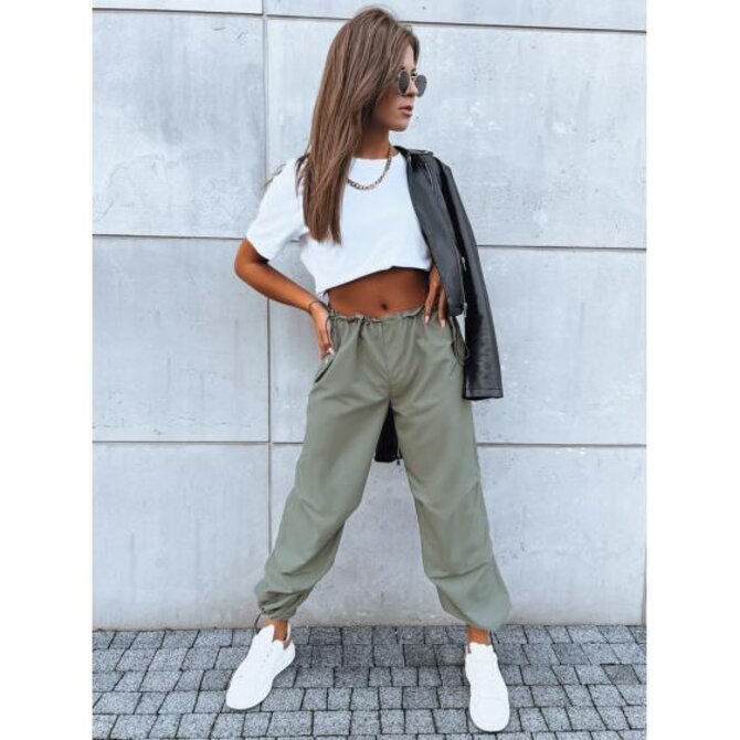 Dámské padákové kalhoty DENWER khaki Khaki, S