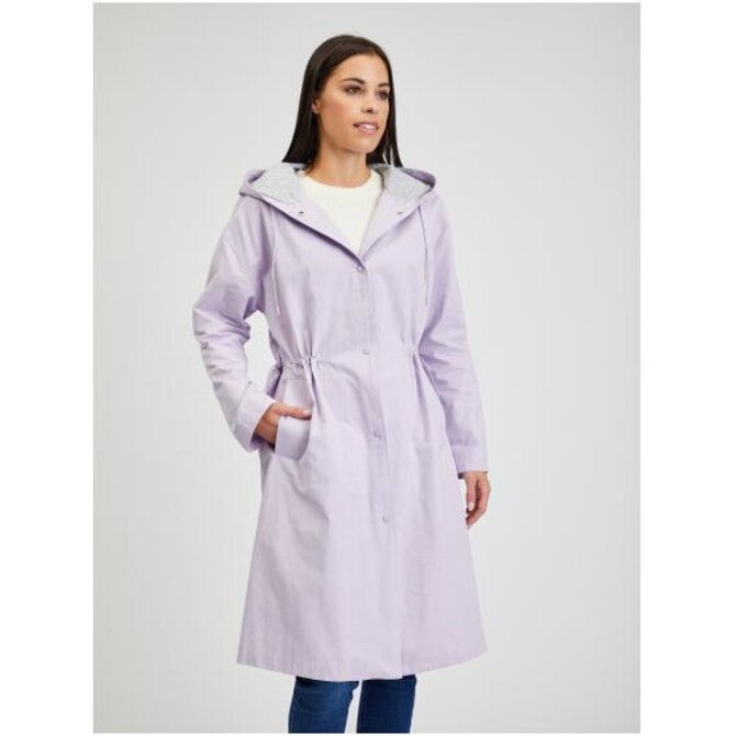 Světle fialová dámská parka Fialová, 36