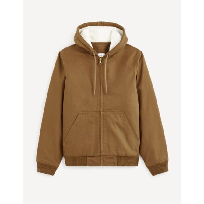Bunda na zip Cuhoodie Hnědá, S