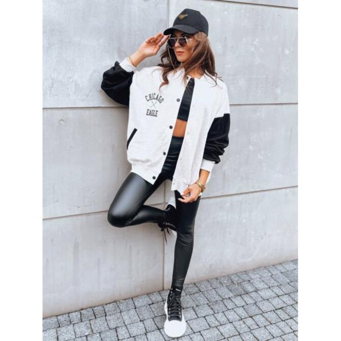 Dámská bunda bomber OLDSCHOOL CHICAGO světle béžová Béžová, Univerzální