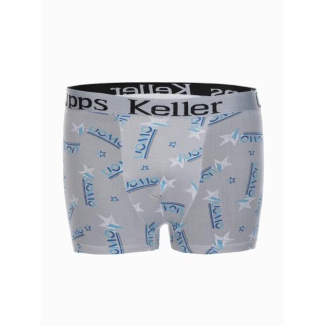 Pánské boxerky U476 šedé Šedá, XXL