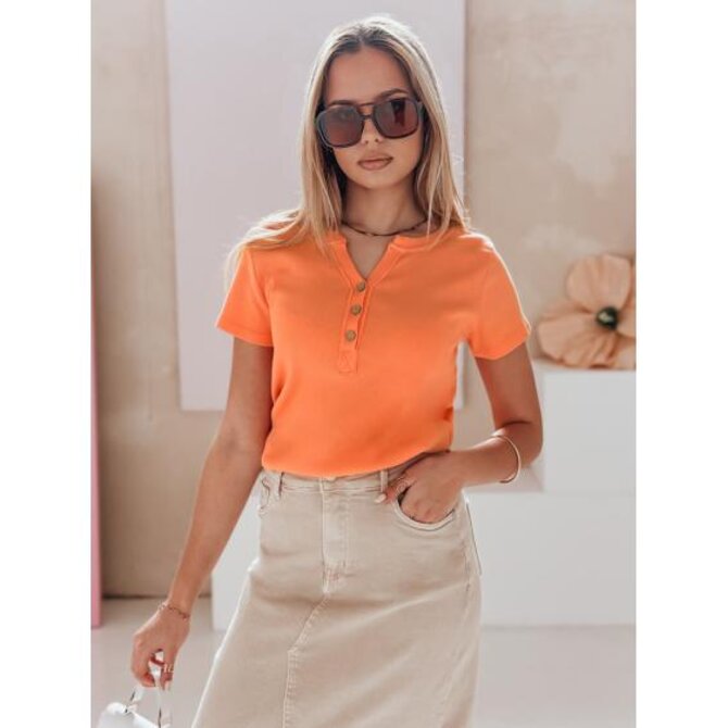 Dámská pruhovaná halenka KISS LOOK oranžová Oranžová, Univerzální