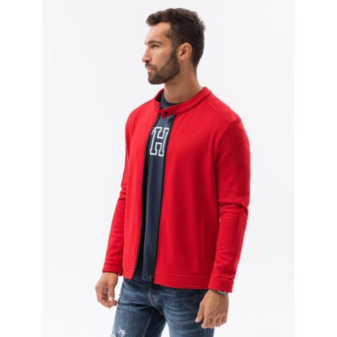 Pánská mikina na zip DONALD červená Červená, XL