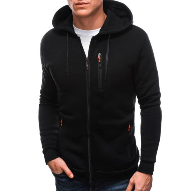 Pánská mikina KIMM černá Černá, 3XL