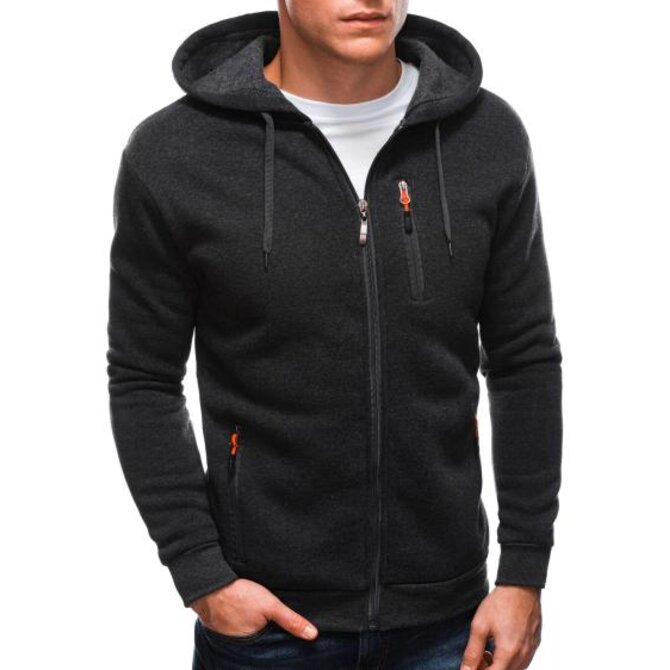 Pánská mikina KIMM tmavě šedá Tmavě šedá, 3XL