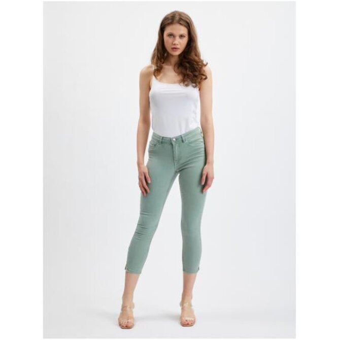 Světle zelené dámské skinny fit džíny ORSAY 32 Světle zelená, 38