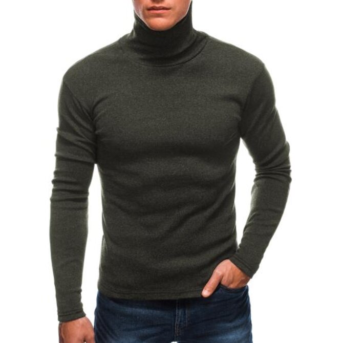 Pánská polokošile s výstřihem FRY khaki Khaki, XL