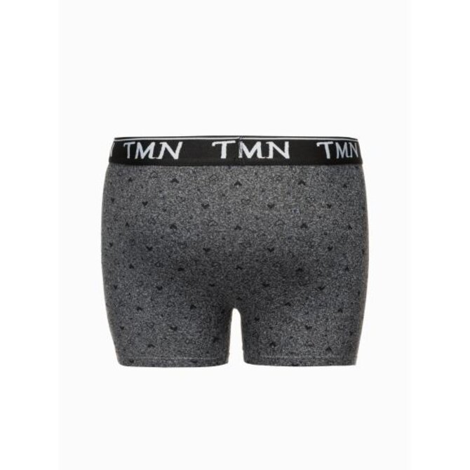 Pánské boxerky U518 - světle šedé Tmavě šedá, 3XL
