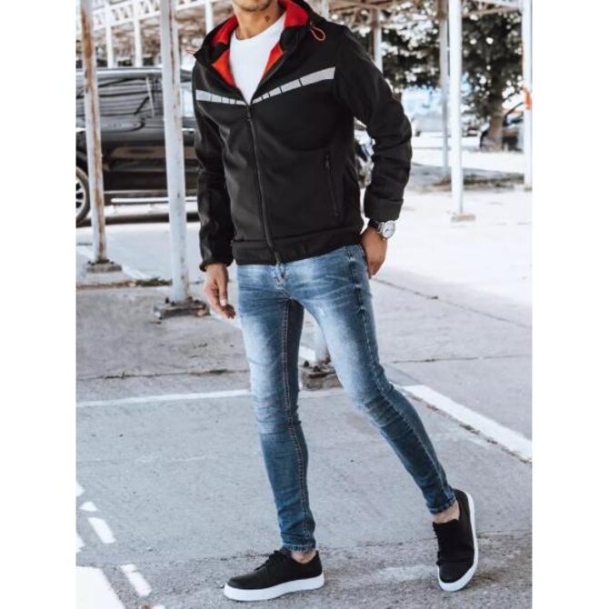 Pánská bunda softshellová LEROI černá Černá, M