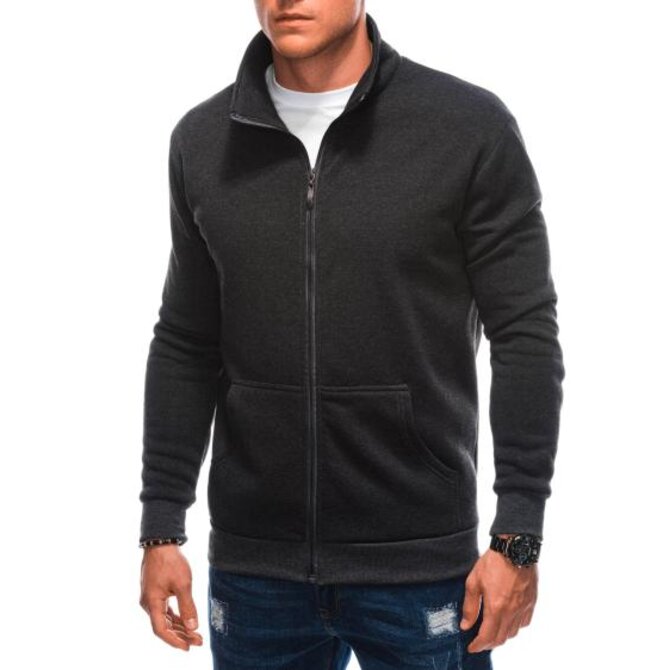 Pánská mikina B1605 tmavě šedá Tmavě šedá, 3XL