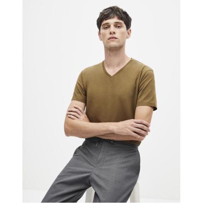 Tričko Neuniv z bavlny Supima® Khaki, M